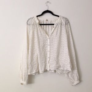 Free People Lace Blouse